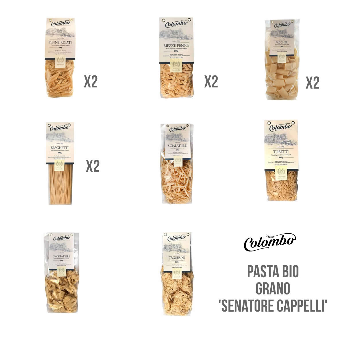 pack 12 pasta bio senatore cappelli