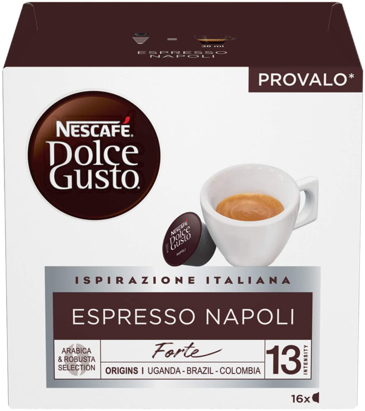 Nescafé Dolce Gusto Espresso Napoli Caffè, 6 Confezioni da 16 Capsule (96  Capsule) 