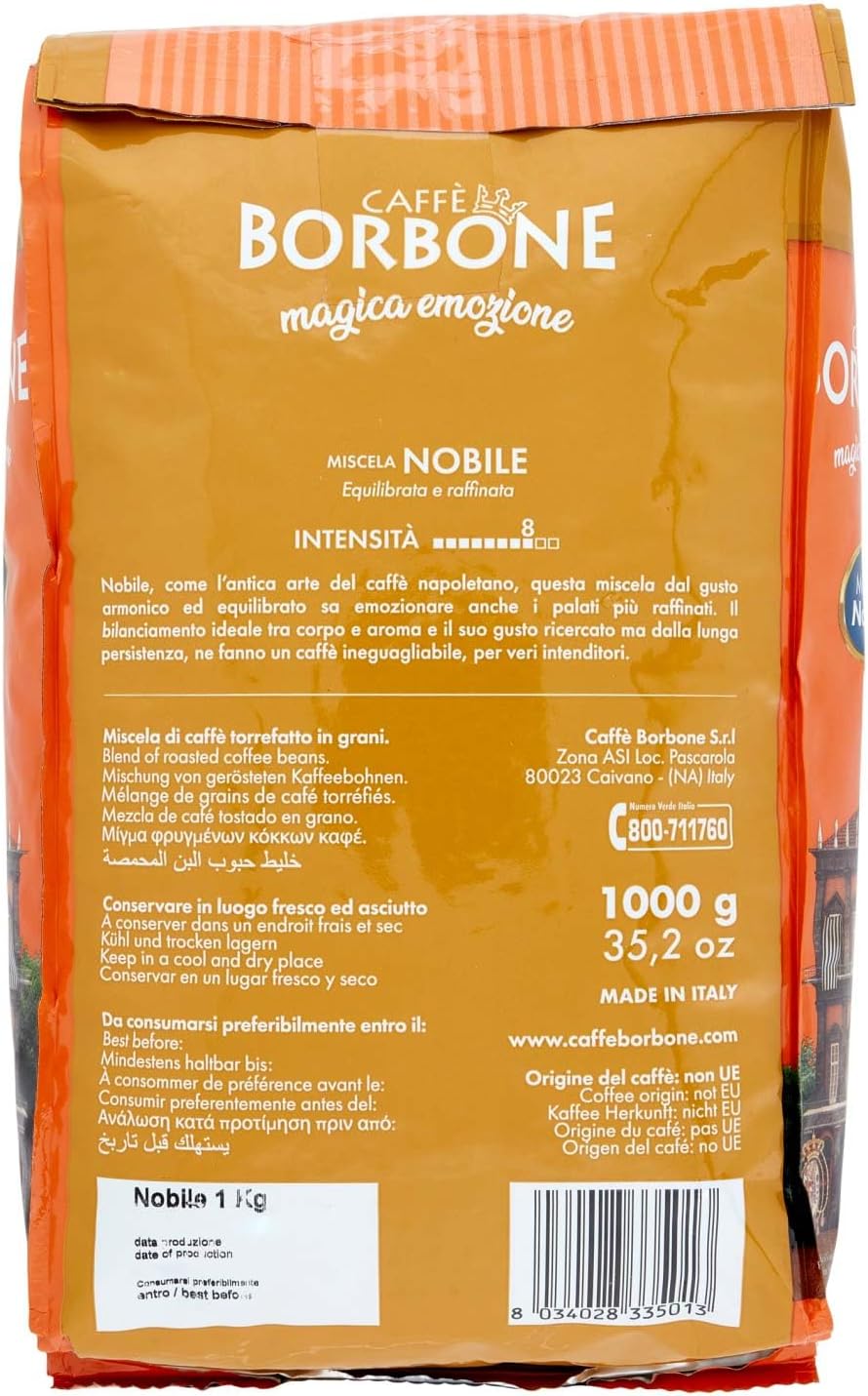 CAFFE' BORBONE - CAFFÈ IN GRANI, 1 confezione da 1 kg. - immagine 3